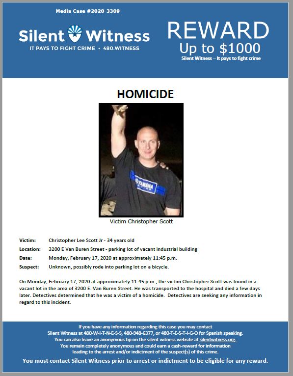 Christopher Scott Jr. / 3200 E Van Buren Street, Phoenix