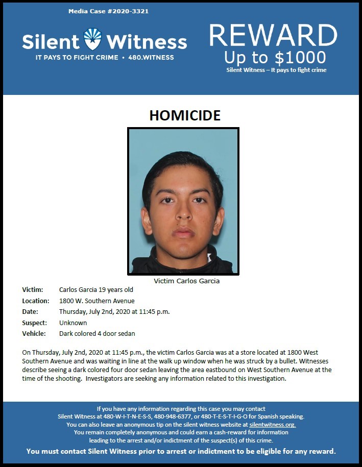 Carlos Garcia / 1800 W. Southern Avenue
