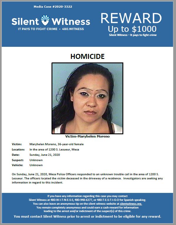 Maryhelen Moreno / In the area of 1200 S. Lesueur, Mesa