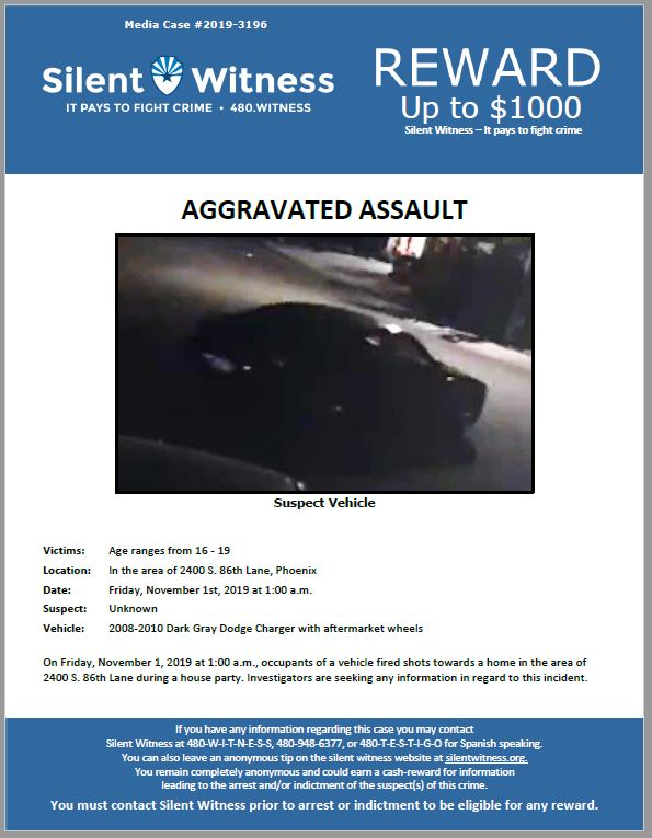 Aggravated Assault / In the area of 2400 S. 86th Lane, Phoenix