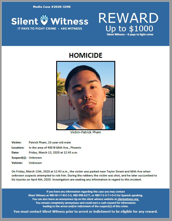 Patrick Pham / In the area of 400 N 66th Ave., Phoenix